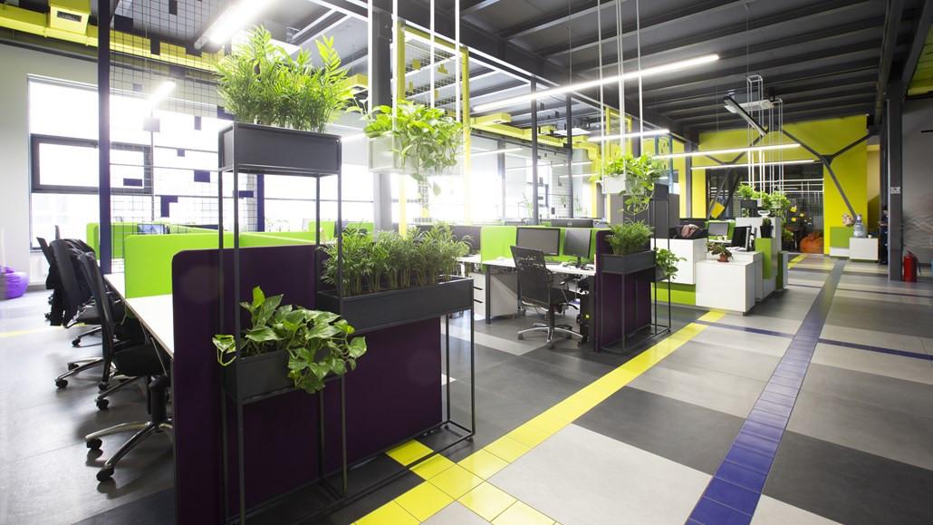 建筑环境中的照明效果